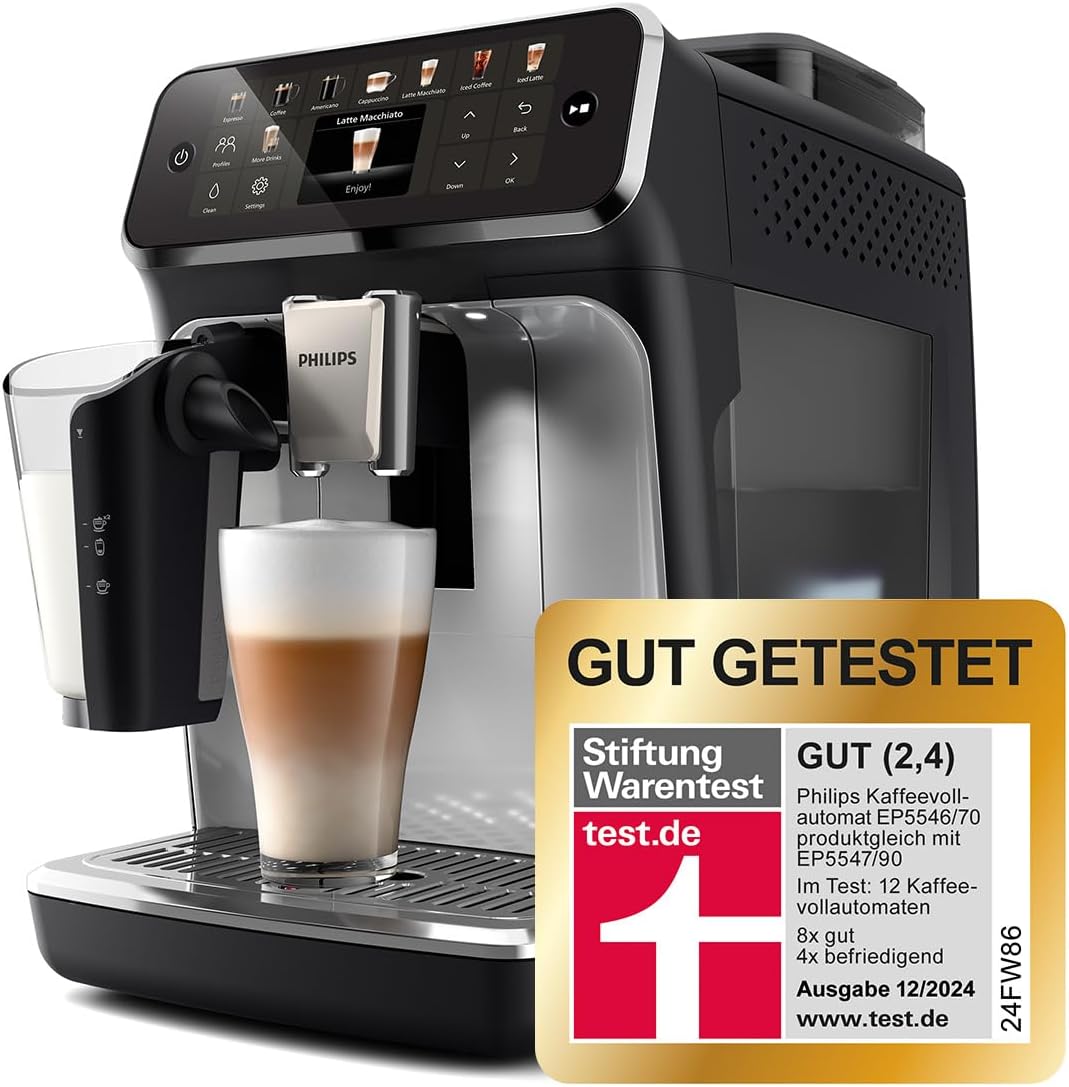 Philips Serie 5500 Kaffeevollautomat – LatteGo Milchsystem