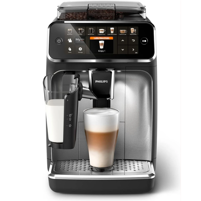 Philips 5400 Series Vollautomatische Kaffeemaschine – 12 Getränke, LatteGo System, TFT-Display, individuell einstellbar (EP5441/50) ☕