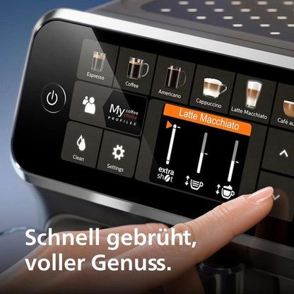 Philips 5400 Series Vollautomatische Kaffeemaschine – 12 Getränke, LatteGo System, TFT-Display, individuell einstellbar (EP5441/50) ☕