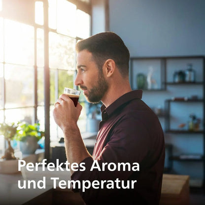 Philips 5400 Series Vollautomatische Kaffeemaschine – 12 Getränke, LatteGo System, TFT-Display, individuell einstellbar (EP5441/50) ☕